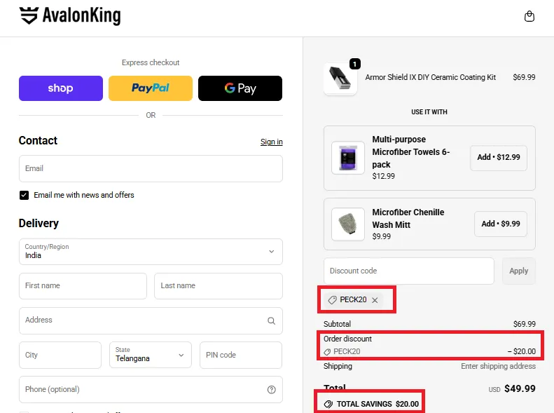 $20 OFF avalonking promo code.webp