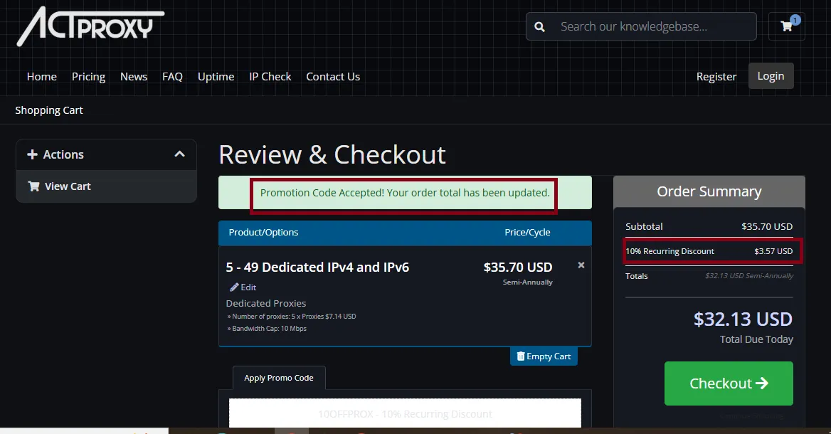 actproxy 10 percent off coupon code.webp