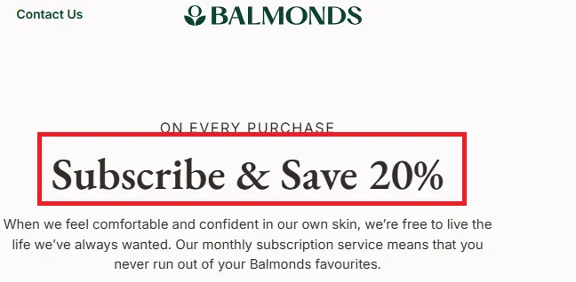 Balmonds 20% discount offer.webp