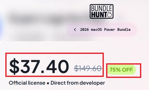 Bundlehunt 75% OFF Deal.webp