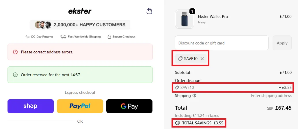 ekster 10% off on your Order.webp