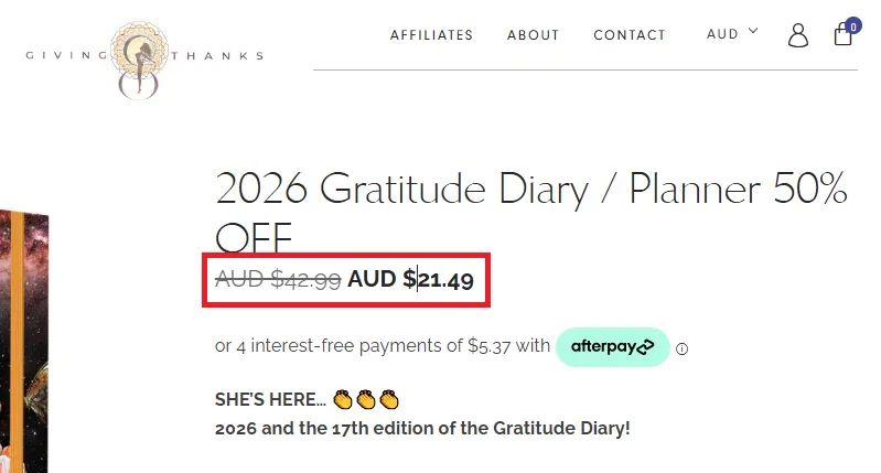 Giving Thanks 50% OFF Offer.webp