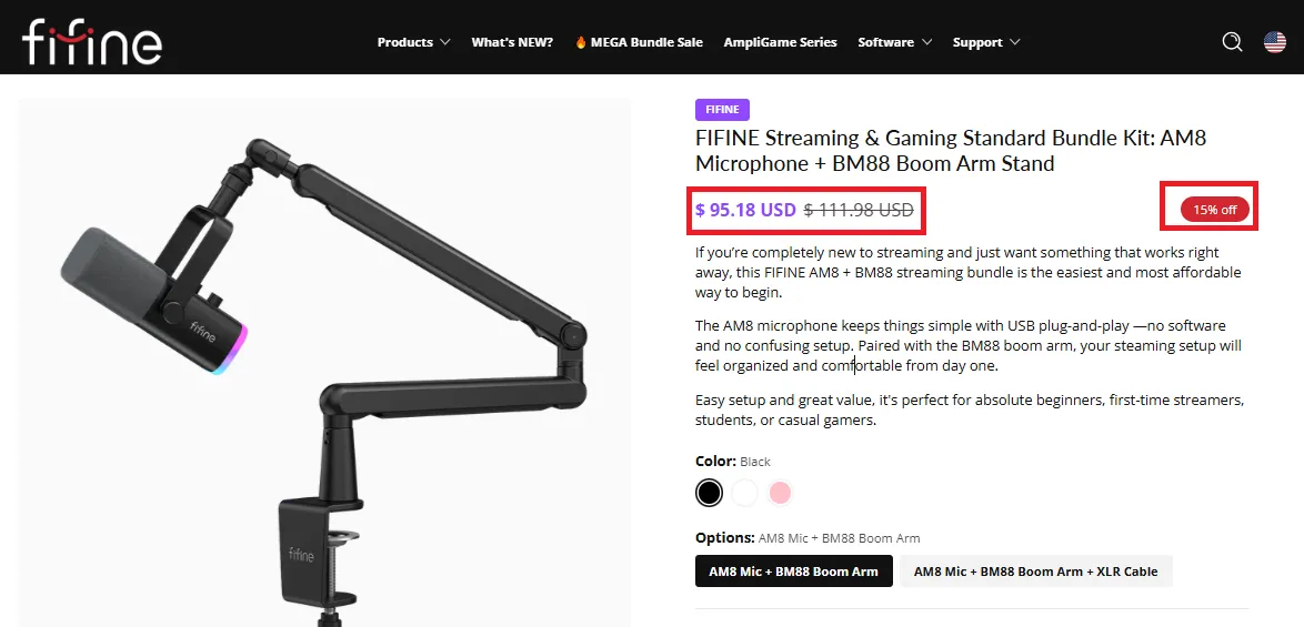 Fifinemicrophone 20% OFF Deal.webp