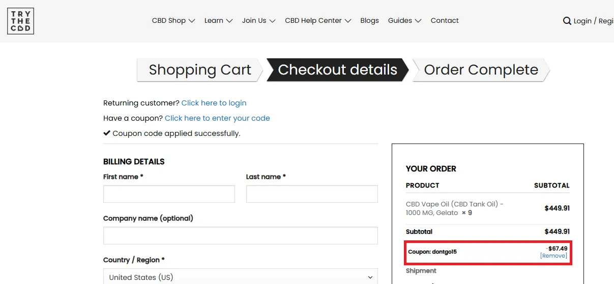 Trythecbd 15% OFF Code.webp