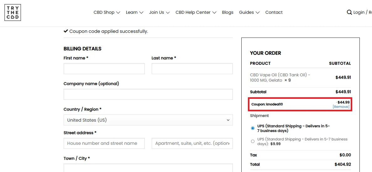 trythecbd 10% OFF discount offer.webp
