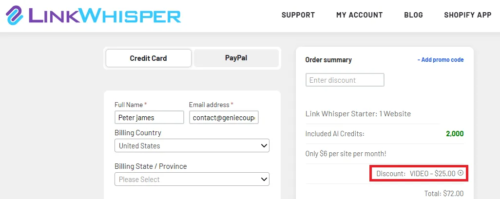 Linkwhisper $25 OFF Discount Code.webp