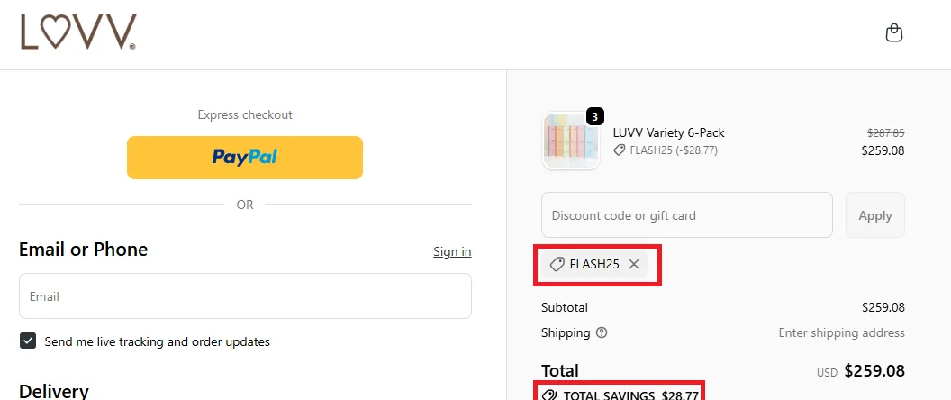 Luvv 15% OFF Coupon.webp