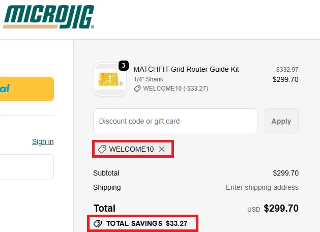 Microjig 10% OFF Coupon.webp