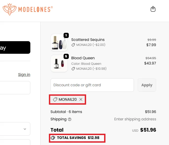 Modelones 20% OFF Coupon.webp