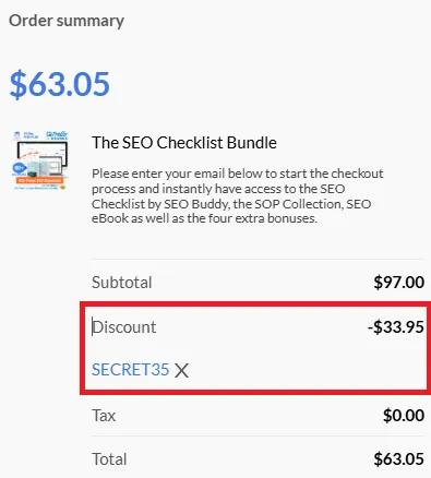 Seobuddy 35% off coupon code