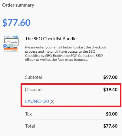 Seobuddy 18% off discount code