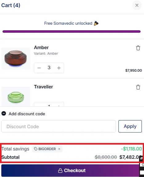 Somavedic 14% off coupon code