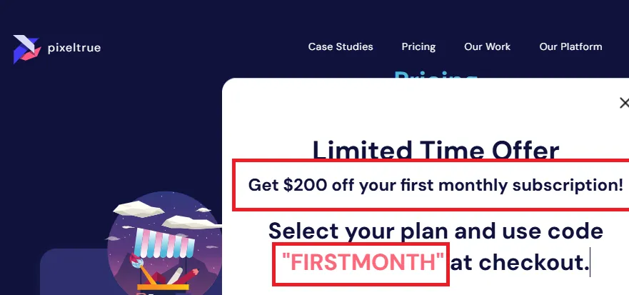 Pixeltrue $200 off