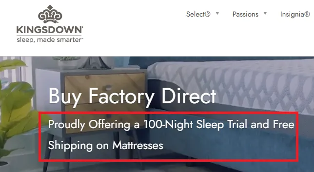 Kingsdownmattress offer