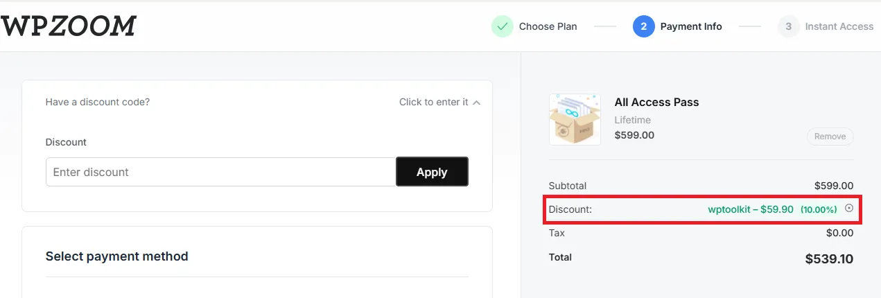 Wpzoom 10% off discount code