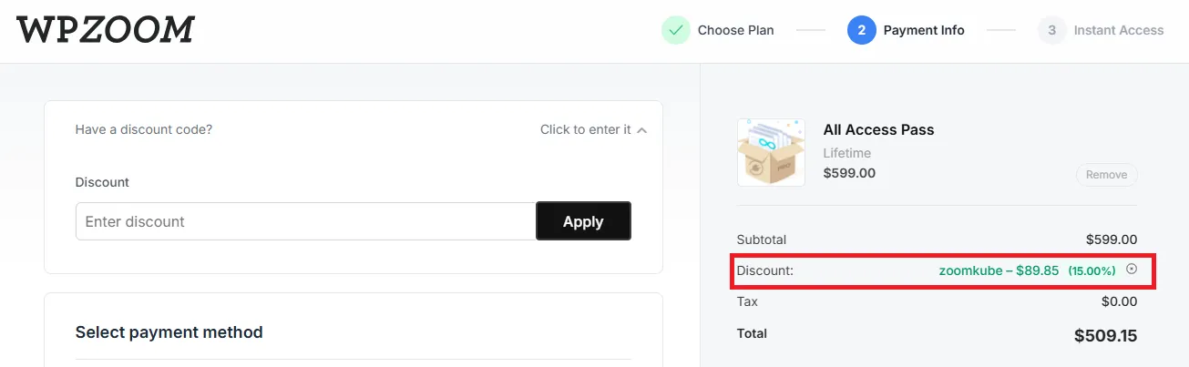 Wpzoom 15% off coupon code