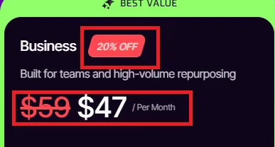 Sendshort Best Value Pack Offer