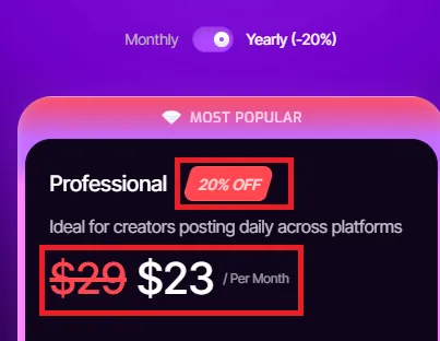Sendshort 20% off offer