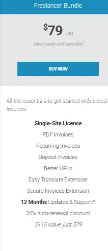 Slicedinvoices Freelancer Bundle discount offer