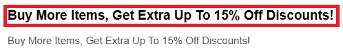 Outdoormaster 15% off offer