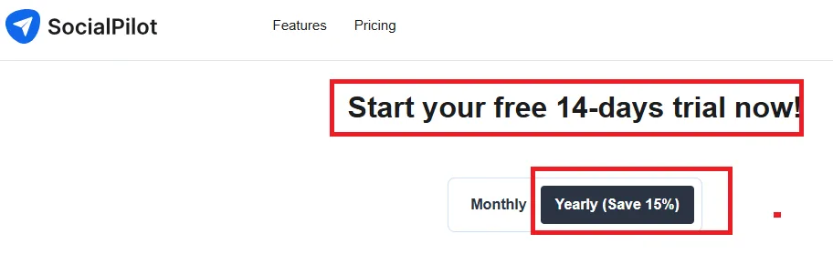Socialpilot 15% off offer
