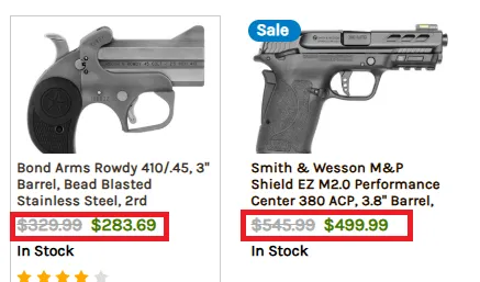 Impactguns 15% off offfer