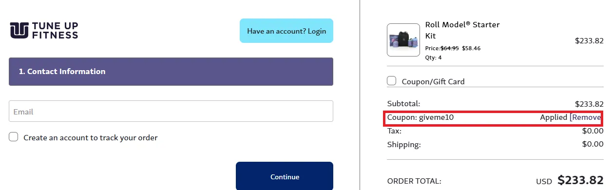 Tuneupfitness latest coupon code