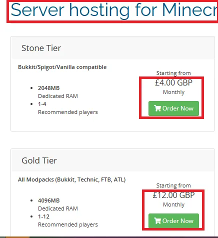 Nitrous Networks server hosting plan