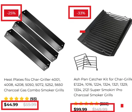 Grillpartsreplacement 33% off offer