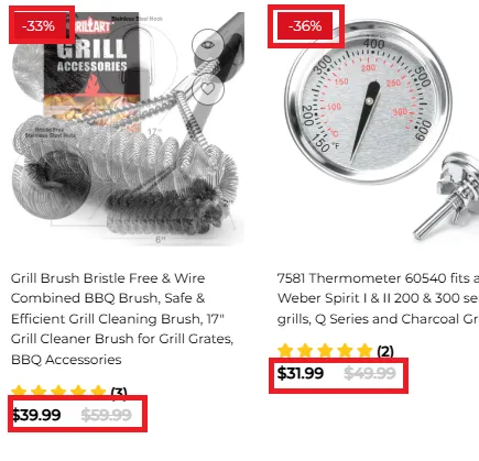 Grillpartsreplacement 36% off offer