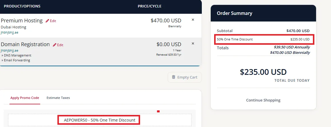 Aeserver 50% off Coupon
