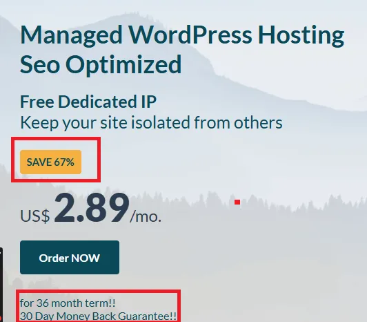Aseohosting 66% off deal