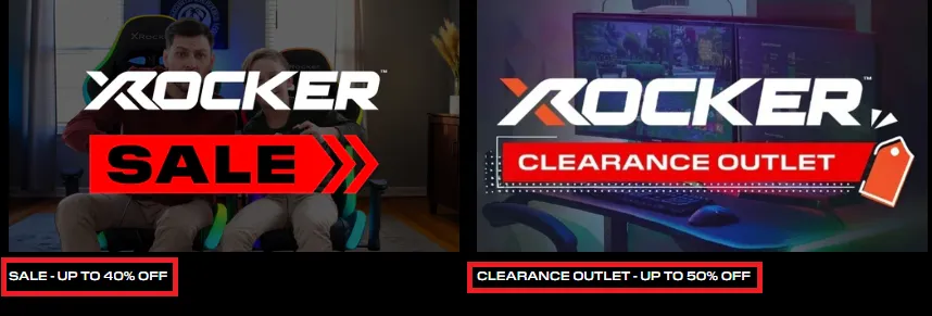 Xrocker 50% off offer
