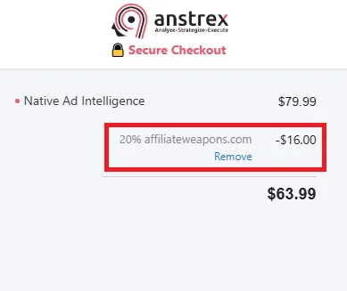Anstrex latest offer