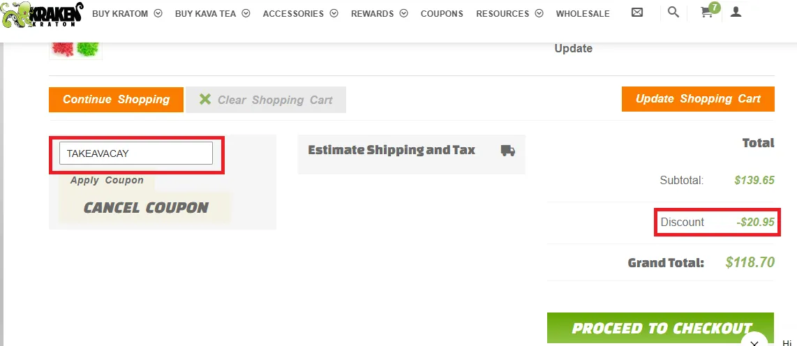 Krakenkratom 15% off coupon code