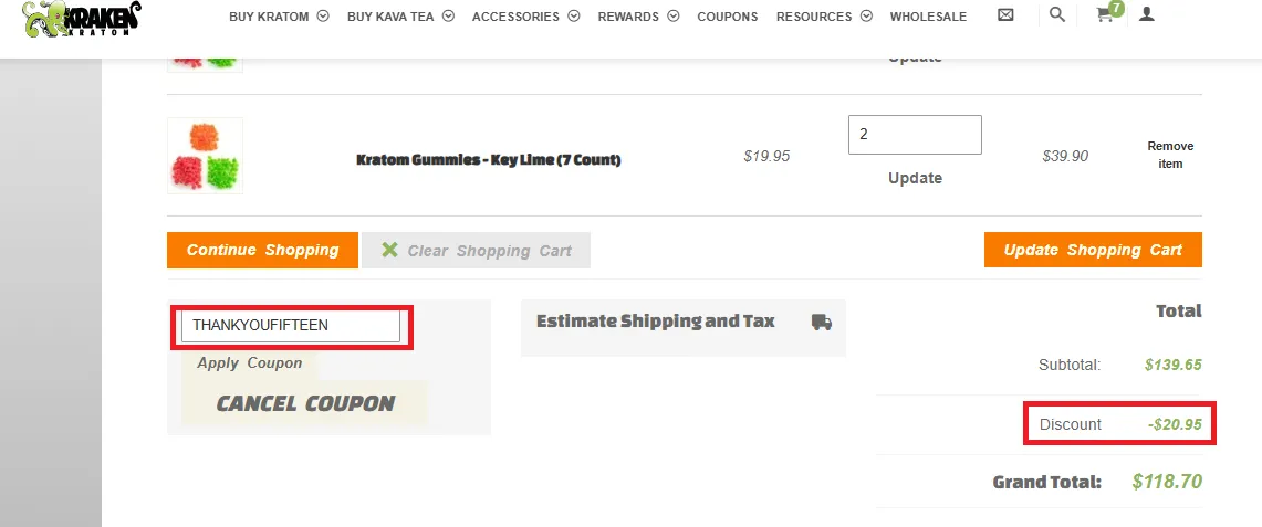 Krakenkratom latest coupon code