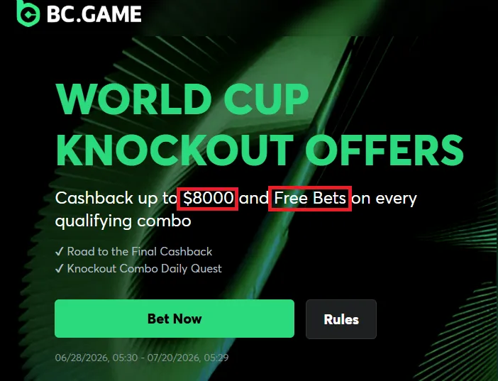 Bcgame promo offer