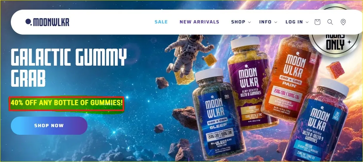 Moonwlkr 40% Off Offer
