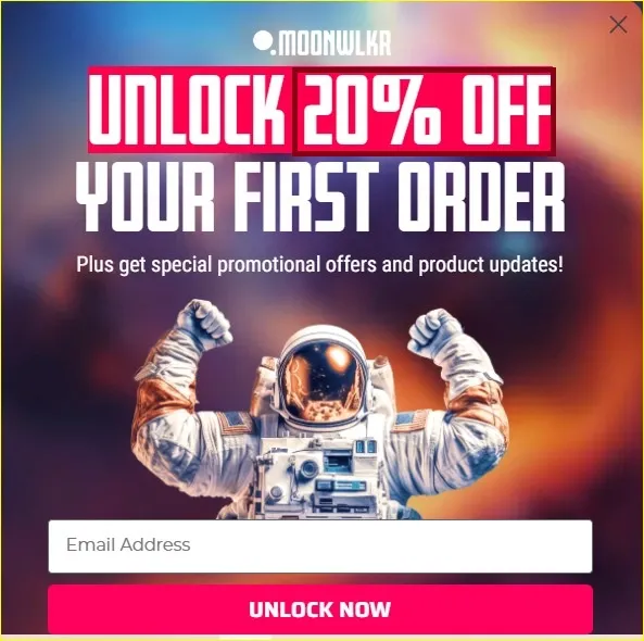 Moonwlkr 20% OFF Coupon Code